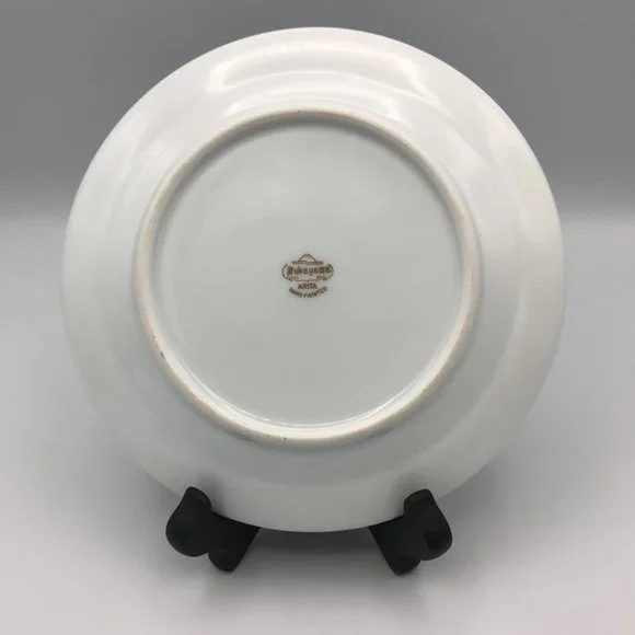 Fukagawa Arita Bread & Butter Plate 6 3/8" Japanese Maple Hand Painted Gold Trim - Picture 3 of 8